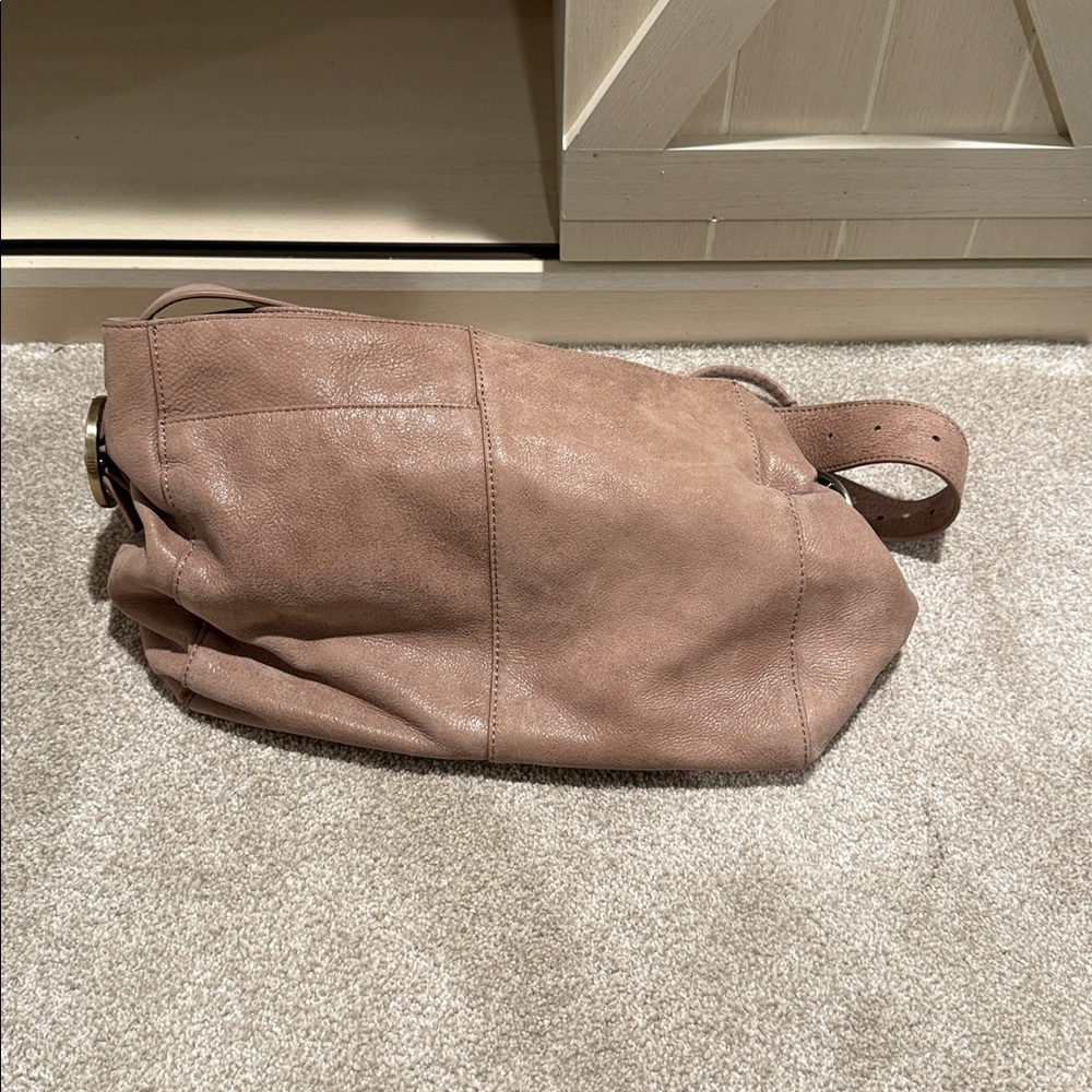 HOBO tan satchel purse - Picture 2 of 5